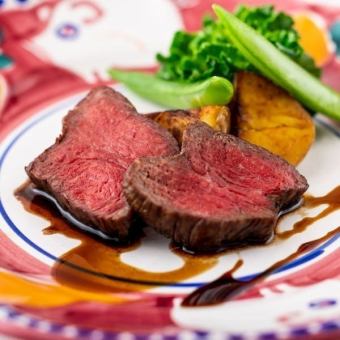土日祝日ランチ限定【カルネコース】乾杯ドリンク付！ピッツァに肉料理と大満足のランチコース