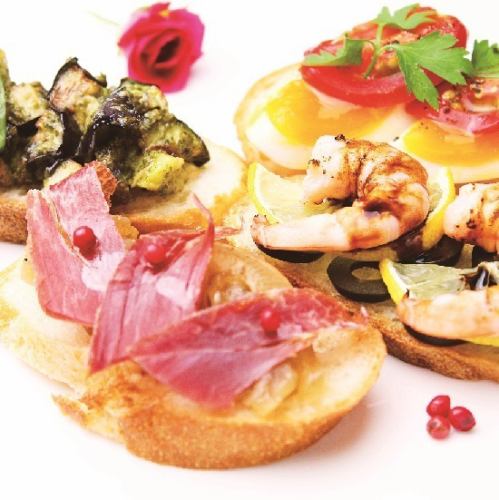 【海鮮ブルスケッタ】