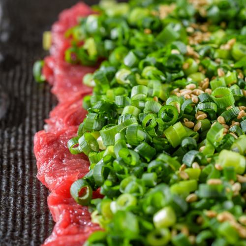 赤身ネギ塩焼き