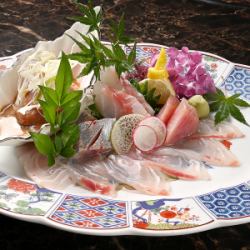 みやび厳選天然魚の刺盛り五種 一人前