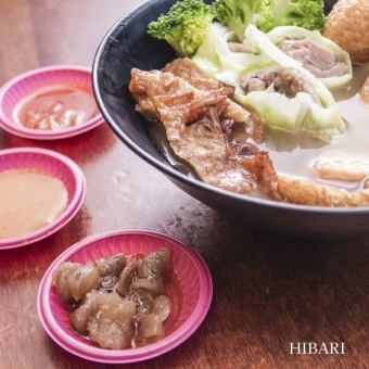 HIBARI特產★最適合冬天的「北海道品牌豬肉關東煮」方案「附2小時無限暢飲」5000日元→4500日元