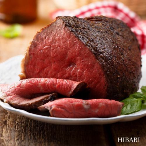 道産牛のローストビーフ