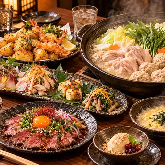 【套餐】主菜任选/共6道菜+120分钟畅饮 5,000日元