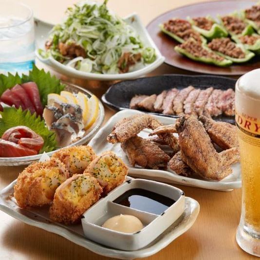 たっぷり3時間の飲み放題で会話も食事も存分にお楽しみください