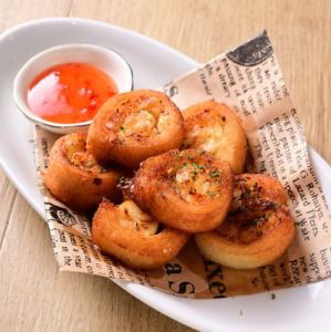 Homemade shrimp bread