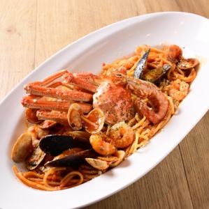 Plenty of seafood! Rich and delicious pescatore