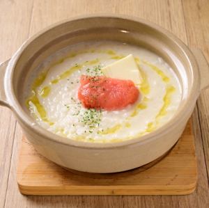 Mentaiko butter clay pot cheese risotto