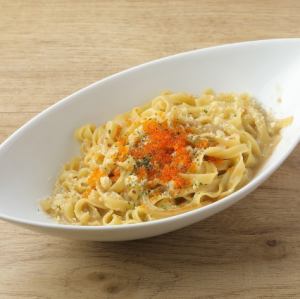 蟹肉味噌奶油意面