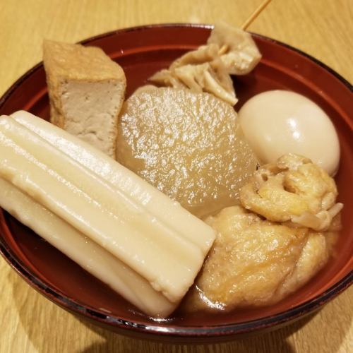Oden soaked in umami ◎