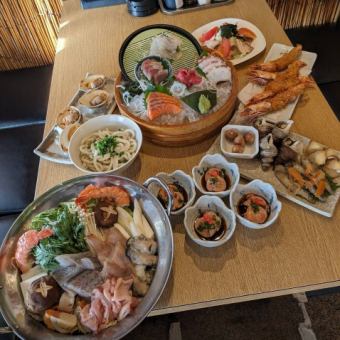 冬季派对：【虎套餐】包含2小时畅饮【8道菜】5000日元（含税）