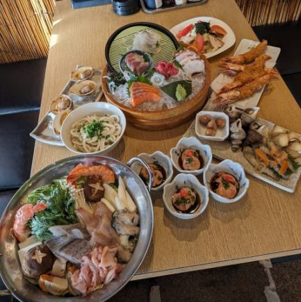 冬季派對:【老虎套餐】包含2小時暢飲【8道菜】5000日圓(含稅)