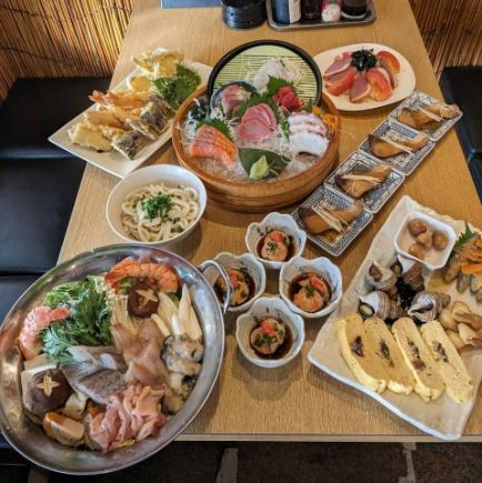 Winter Party: [Specially Selected Hamatora Course] 2 hours of all-you-can-drink [8 dishes total] 6,000 yen (tax included)