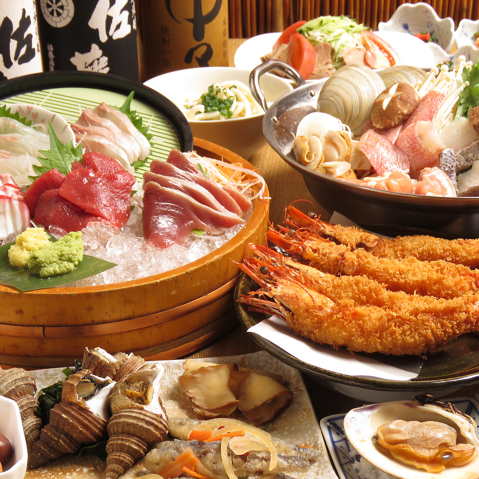 各種宴会に◎【浜コース】2時間飲み放題付 [全7品] 5,000円(税込