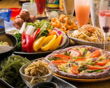【女子会・宴会】2H飲み放題付 HARIKU-YAMAKU GIRLS PARTY (全6品)3000円