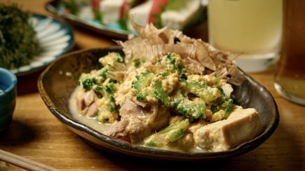 【含2小时无限畅饮】使用夏季时令蔬菜的冲绳料理等8道菜◇夏天！清爽套餐！！◇ 4,000日元