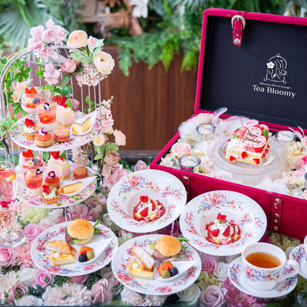 [NEW OPEN] A shop in Ginza where you can enjoy afternoon tea surrounded by elegant flowers♪