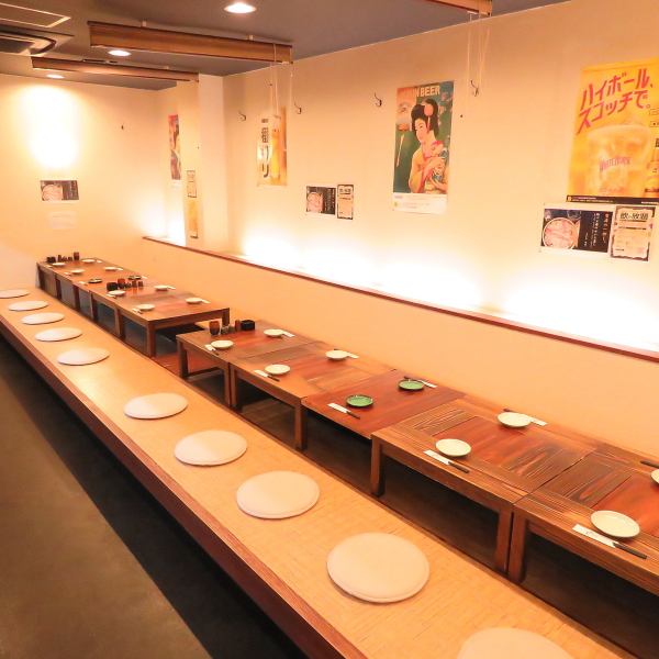 [3 minutes on foot from Fushimi Station / 5 minutes on foot from Sakae Station] The restaurant can be reserved for groups of 30 to 40 people! All-you-can-drink is also available, so it is also recommended for after-parties. Please contact us.