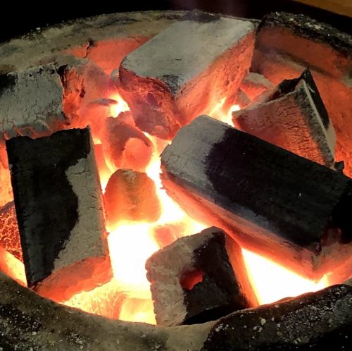 숯불로만 성립되는 화입