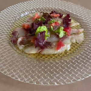 Fresh fish carpaccio