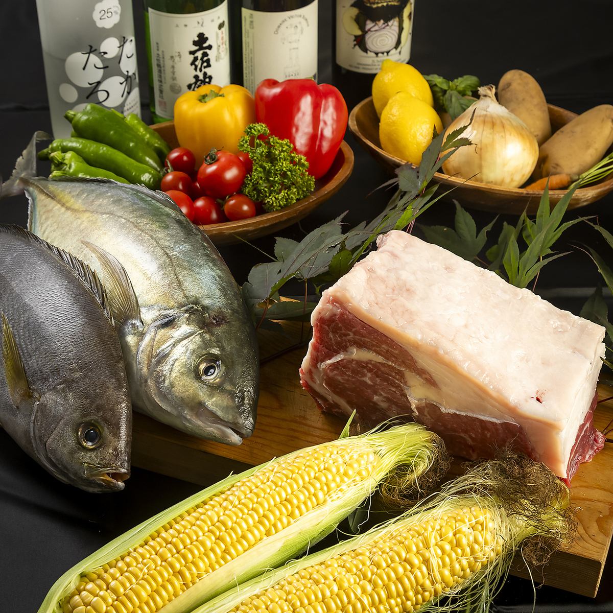 目利きのプロから仕入れた《鮮度抜群の海鮮》がお客様をお出迎え