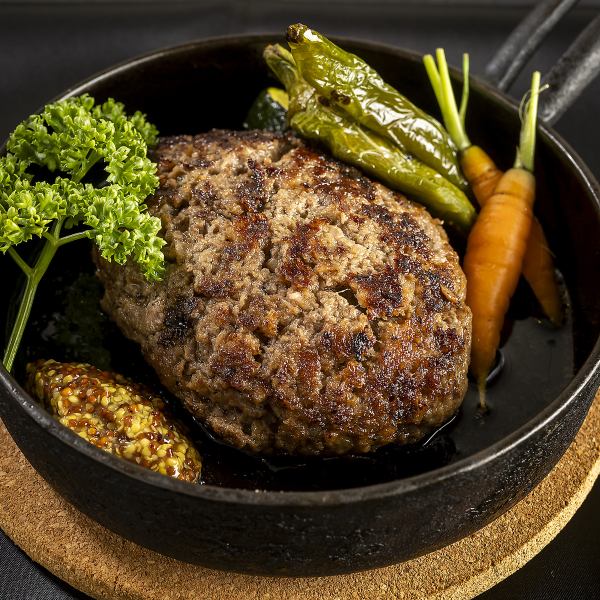 【美味しいジビエを食べよう！】《蝦夷鹿グリルハンバーグ》～十勝産の新鮮ジビエを楽しんで～1500円(税込)