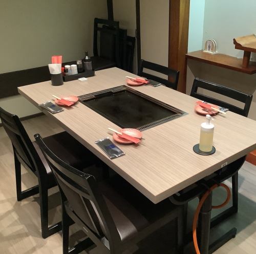 プライベートな個室空間