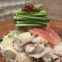 明太もつ鍋もんじゃ