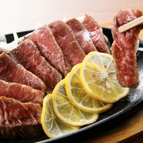 [Specialty of Sasebo, Nagasaki Prefecture] Lemon Steak with Thickly Sliced Wagyu Beef