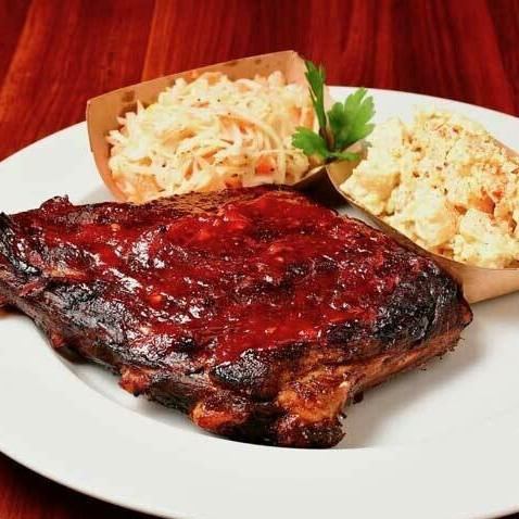 スモークスペアリブ(4本) +2サイド