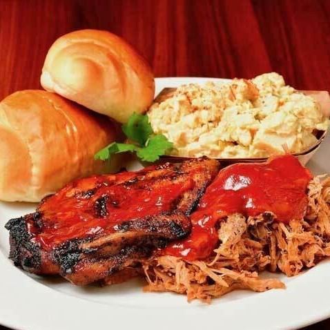 名物バーベキュープレート +2サイド