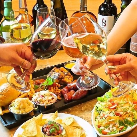 テラス席でビアガーデンが大人気♪クラフトビールも大人気です！