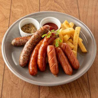 ソーセージ盛り合わせ