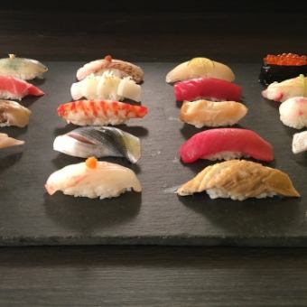 [Lunch] ≪Hayabusa≫ Dessert included ♪ 5 dishes in total ◎ Omakase course to enjoy Edomae sushi 6,600 yen (tax included)