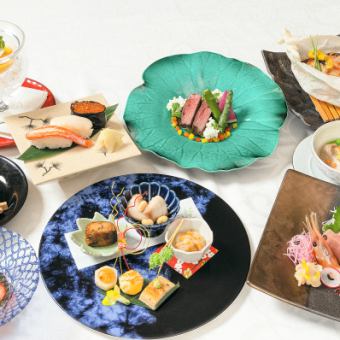 [Japanese-Chinese fusion Arashiyama course] 10,000 yen