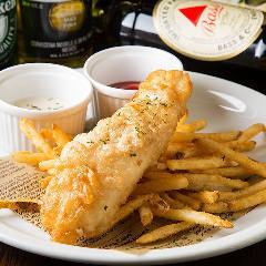 Cod and Chips ギネス衣の特製フィッシュ＆チップス