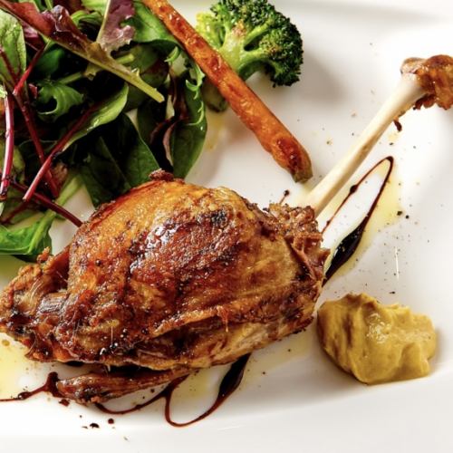 French duck thigh confit