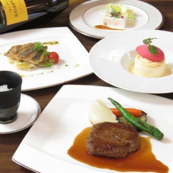 《5/9~》[晚餐]厨师～厨师套餐～8,000日元