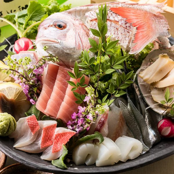 季節の旬を堪能！各地の直送鮮魚！