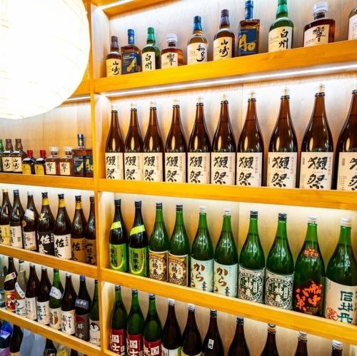 全国各地から取り揃えた豊富な地酒
