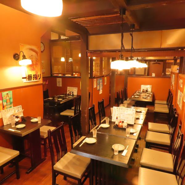 広々した店内はご宴会などにもおすすめです
