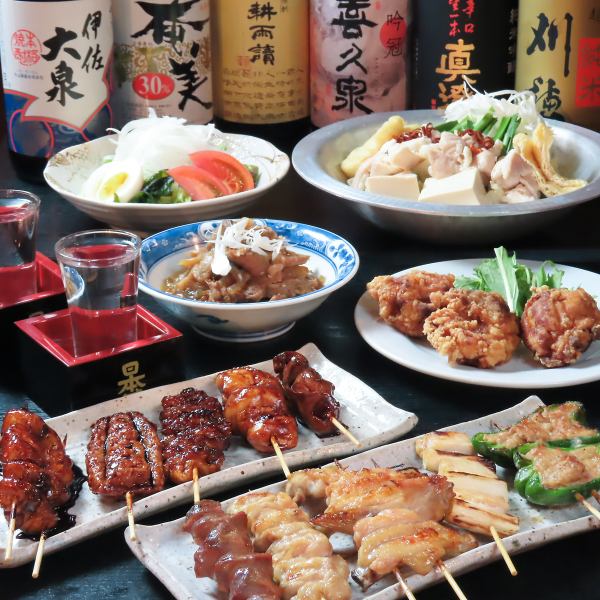 こだわりの厳選食材を使用した串料理を豊富にご提供！