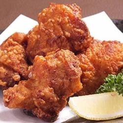 Fried homemade young chicken