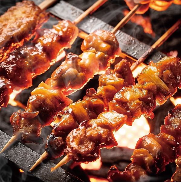 [Limited to Hot Pepper] ★Our highly recommended [Chicken/Fresh Fish Yakitori Shokunin Shin Course] 2.5 hours with all-you-can-drink (8 dishes) 4,500 ⇒ 3,500 yen