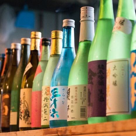 日本酒・焼酎多数そろえております