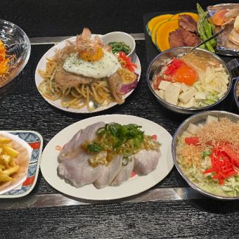 【忘年会/新年会はコチラ★】生ビールと角ハイも！8品2時間飲み放題付き「お好み焼き」コース！