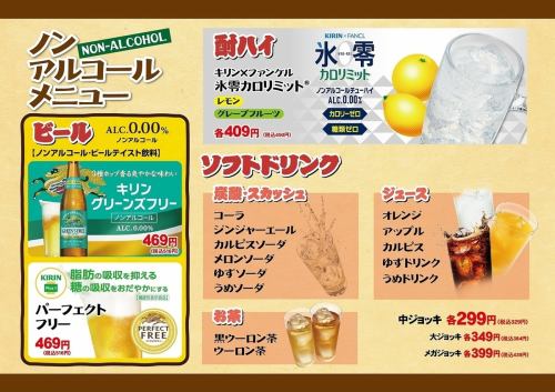 ドリンクノンアルコールページ