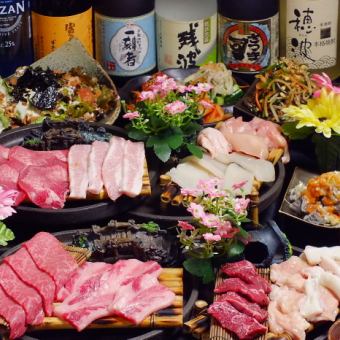 ◆最受欢迎的“奇迹！8秒腰肉”等共12道菜【高级套餐】4000日元