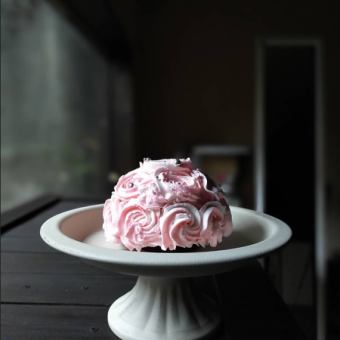 玫瑰蛋糕花束...