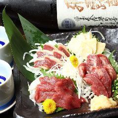 [Includes 3 hours of all-you-can-drink] B course♪ Just 6,000 yen♪ Full of bravery course ~ You can eat raw horse liver sashimi!!
