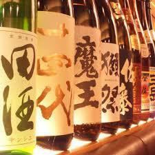 ◆A wide selection of carefully selected sake and shochu